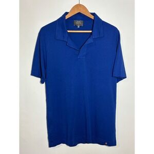 PRIVATE WHITE VC Men's Blue Cotton Polo Shirt Handmade in England Sz‎ 4